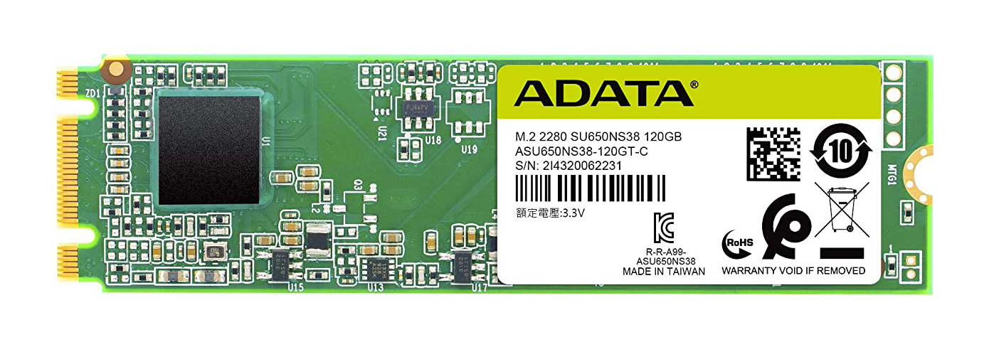 Adata 120GB SU650 Sata 6Gb/s M.2 ASU650NS38-120GT-C